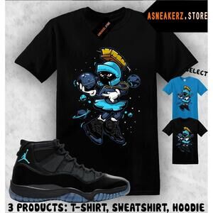 Shirt Matching Aj 11 Gamma Blue Match Martian T-Shirt